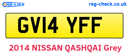 GV14YFF are the vehicle registration plates.