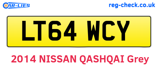 LT64WCY are the vehicle registration plates.