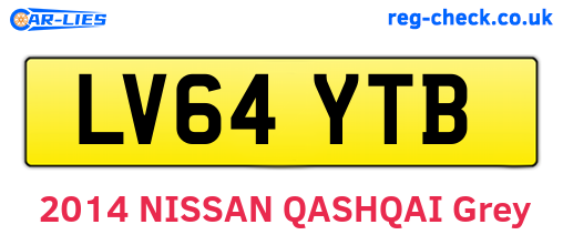 LV64YTB are the vehicle registration plates.