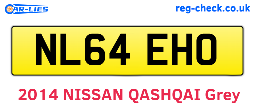 NL64EHO are the vehicle registration plates.