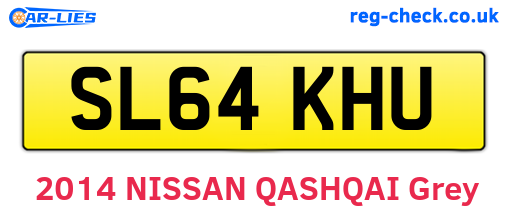 SL64KHU are the vehicle registration plates.