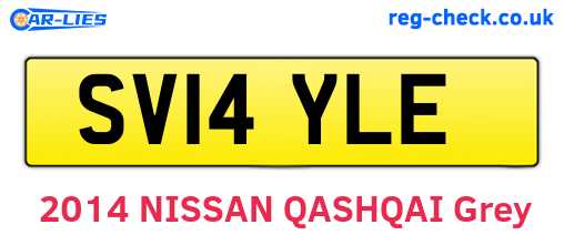 SV14YLE are the vehicle registration plates.
