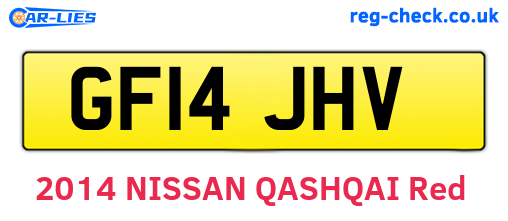 GF14JHV are the vehicle registration plates.