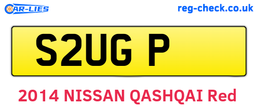 S2UGP are the vehicle registration plates.