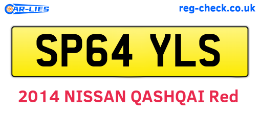 SP64YLS are the vehicle registration plates.
