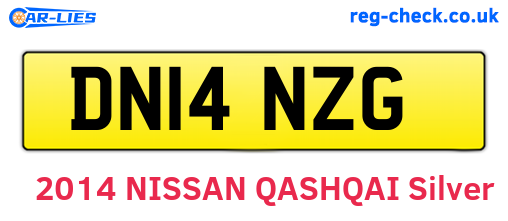 DN14NZG are the vehicle registration plates.