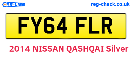 FY64FLR are the vehicle registration plates.