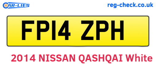FP14ZPH are the vehicle registration plates.