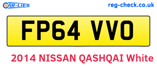 FP64VVO are the vehicle registration plates.