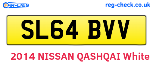 SL64BVV are the vehicle registration plates.