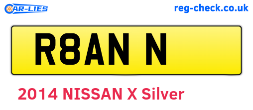 R8ANN are the vehicle registration plates.