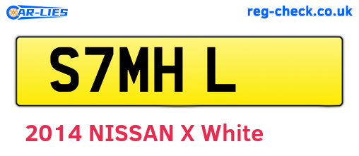 S7MHL are the vehicle registration plates.