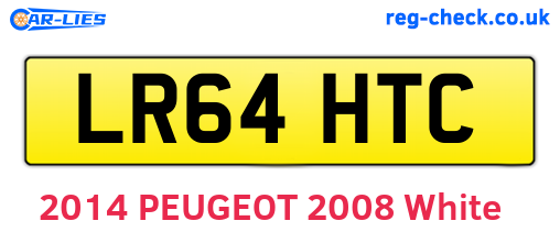 LR64HTC are the vehicle registration plates.