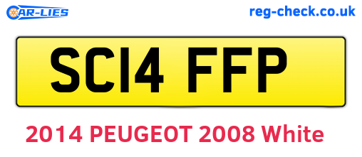 SC14FFP are the vehicle registration plates.