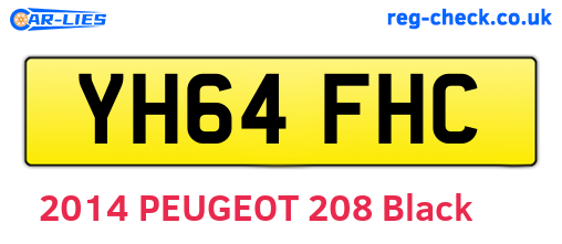 YH64FHC are the vehicle registration plates.
