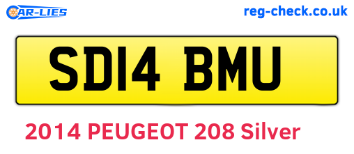 SD14BMU are the vehicle registration plates.