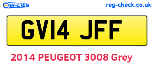 GV14JFF are the vehicle registration plates.