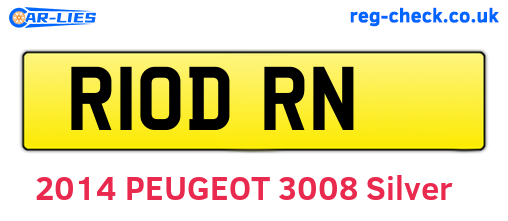 R10DRN are the vehicle registration plates.