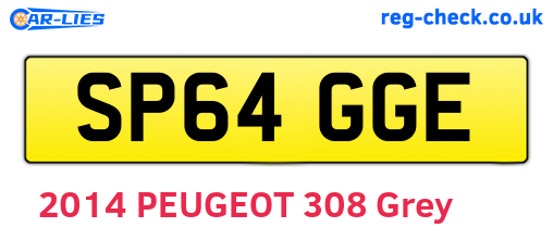 SP64GGE are the vehicle registration plates.