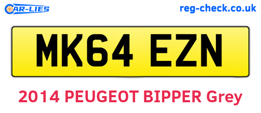 MK64EZN are the vehicle registration plates.