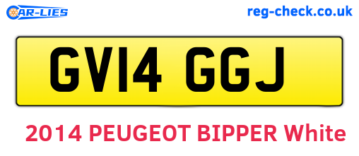 GV14GGJ are the vehicle registration plates.