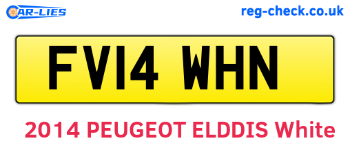 FV14WHN are the vehicle registration plates.
