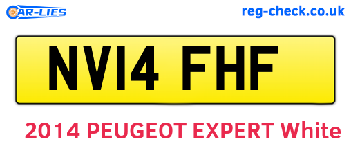 NV14FHF are the vehicle registration plates.