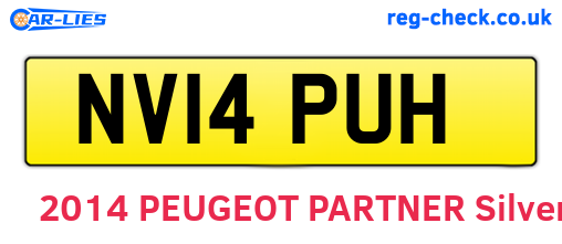 NV14PUH are the vehicle registration plates.