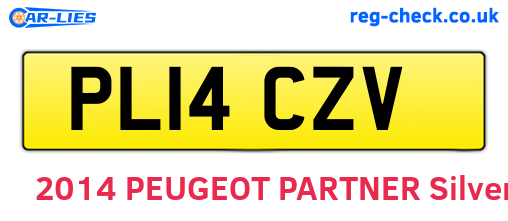 PL14CZV are the vehicle registration plates.