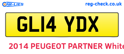 GL14YDX are the vehicle registration plates.