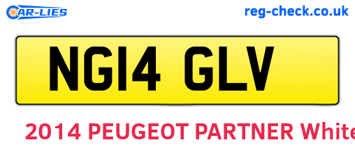 NG14GLV are the vehicle registration plates.