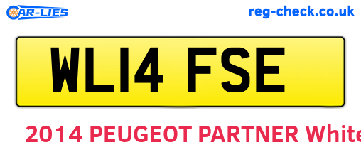 WL14FSE are the vehicle registration plates.