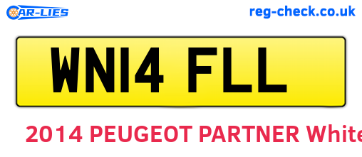 WN14FLL are the vehicle registration plates.