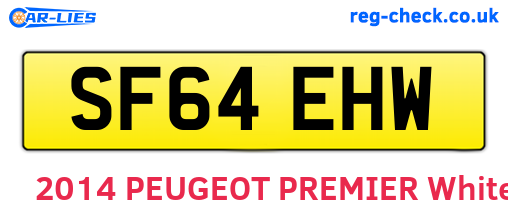 SF64EHW are the vehicle registration plates.
