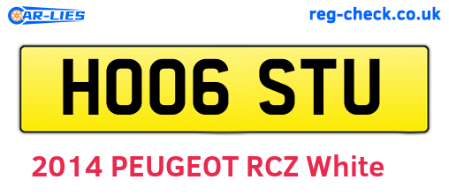 HO06STU are the vehicle registration plates.