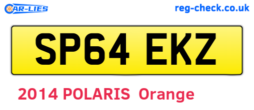SP64EKZ are the vehicle registration plates.