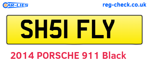 SH51FLY are the vehicle registration plates.