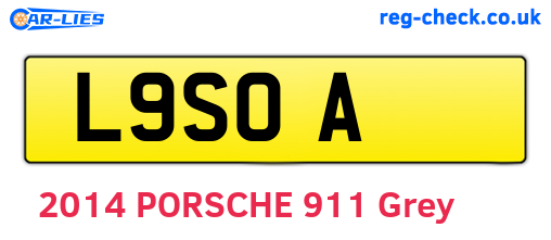 L9SOA are the vehicle registration plates.