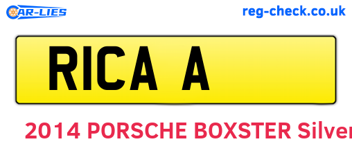 R1CAA are the vehicle registration plates.