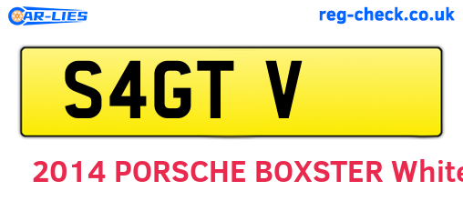 S4GTV are the vehicle registration plates.