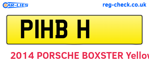 P1HBH are the vehicle registration plates.