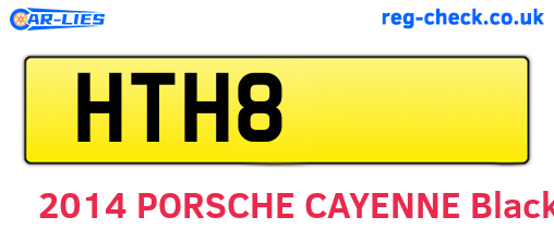 HTH8 are the vehicle registration plates.