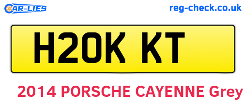 H20KKT are the vehicle registration plates.