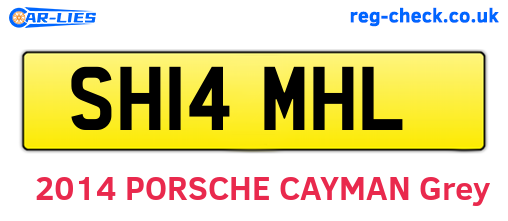 SH14MHL are the vehicle registration plates.
