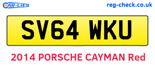 SV64WKU are the vehicle registration plates.
