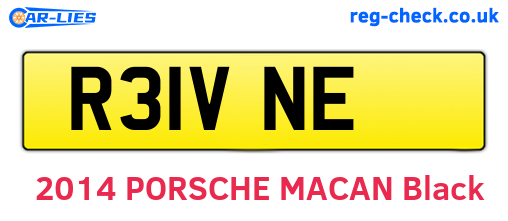 R31VNE are the vehicle registration plates.