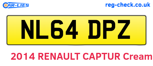 NL64DPZ are the vehicle registration plates.