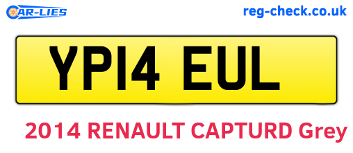 YP14EUL are the vehicle registration plates.