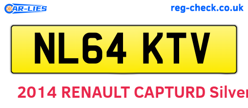 NL64KTV are the vehicle registration plates.