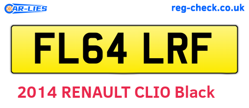 FL64LRF are the vehicle registration plates.